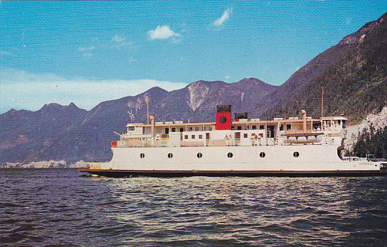 Canada Ferry S S Smokwa Black Ball Line on Howe Sound