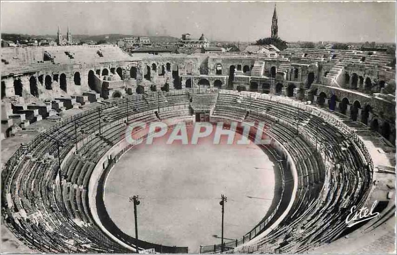 Modern Postcard Nimes Arenes The inside view