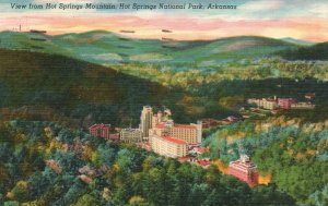 Vintage Postcard 1953 Hot Springs Mountain Hot Springs National Park Arkansas AR