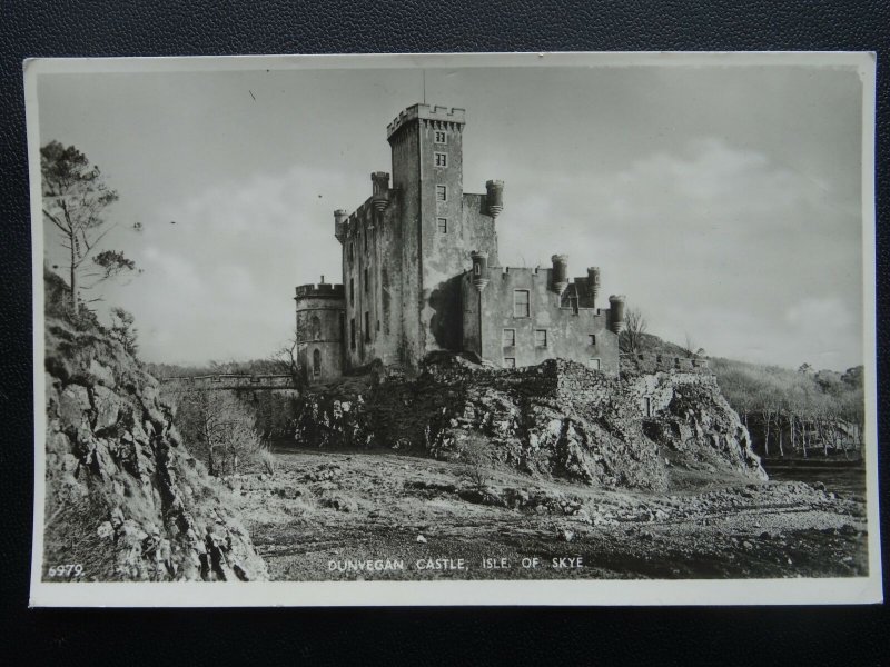 Scotland ISLE OF SKYE Dunvegan Castle - Old RP Postcard by J.B. White