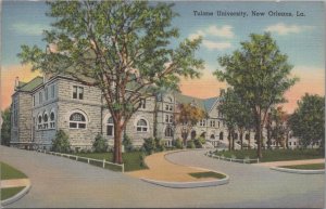 Postcard Tulane University New Orleans LA