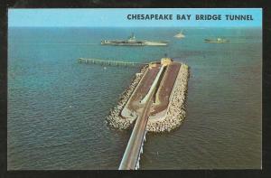 Chesapeake Bay Bridge Tunnel CT Post Card PPC1112