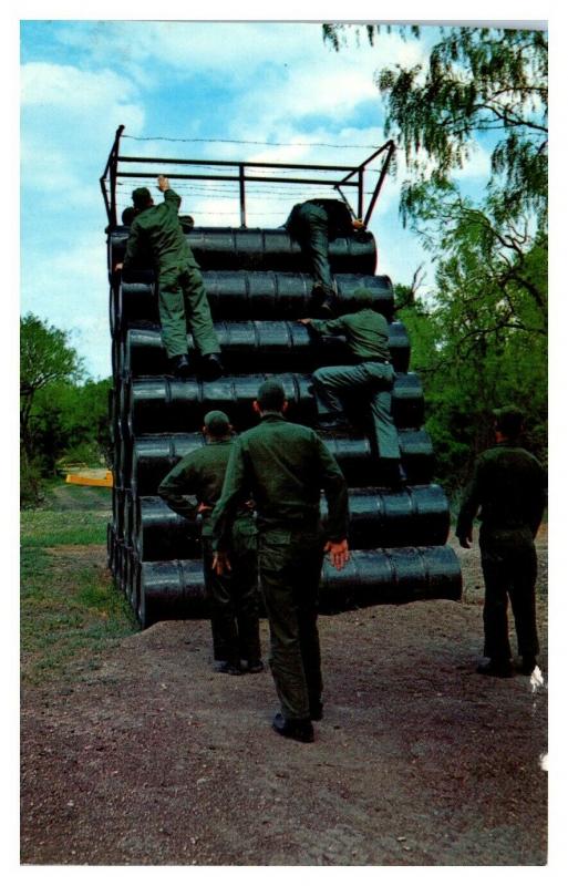 Vietnam-Era Lackland Air Force Base Obstacle Course San Antonio TX Postcard *5L8