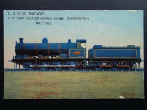 L&NWR No.2853 EIGHT COUPLED MINERAL ENGINE Steam Locomotive - Old Postcard