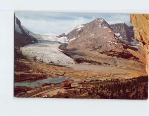 Postcard Athabasca Glacier, Columbia Icefields, Jasper National Park, Canada