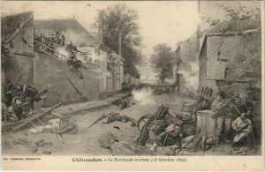CPA CHATEAUDUN - La Barricade tournée (18 Octobre 1870) (33736)