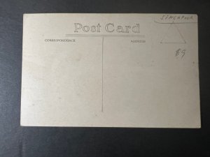 Mint Singapore Postcard RPPC Street Building View