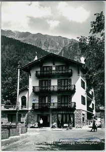 AOSTA province vintage postcard - COURMAYEUR: ALBERGO COURMAYEUR 1964-