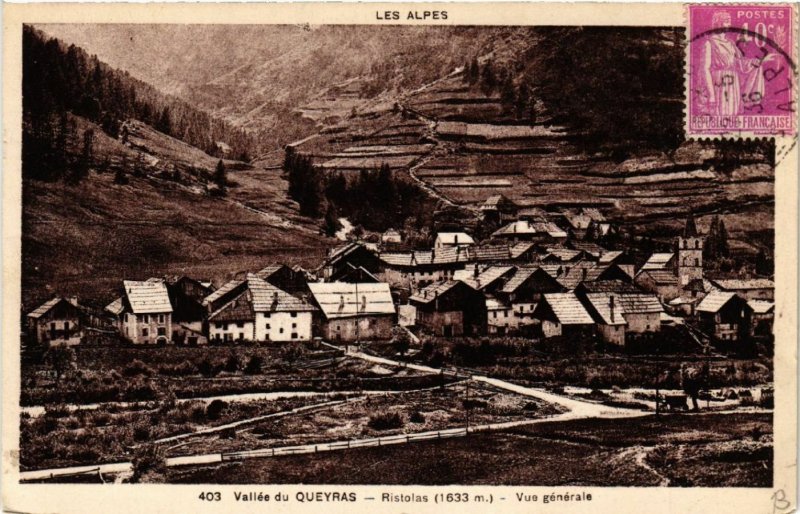 CPA Vallée du QUEYRAS - Ristolas - Vue générale (454059)