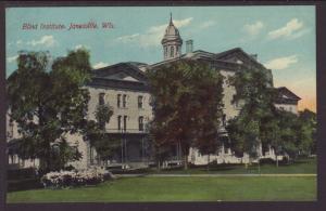 Blind Institute,Janesville,WI Postcard