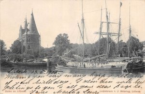 US81 Germany Lubeck harbour sailship castle