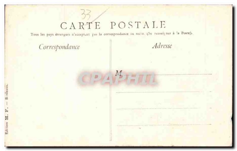 Bordeaux - Train Bridge Railway - Old Postcard