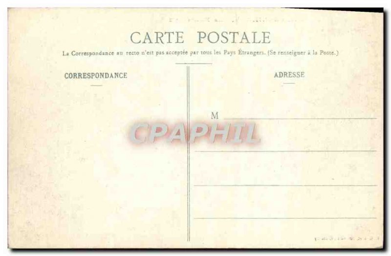 Postcard Old Route Asnieres