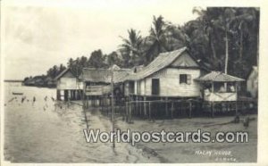 Real Photo Malay House Johore Malaya, Malaysia Unused 