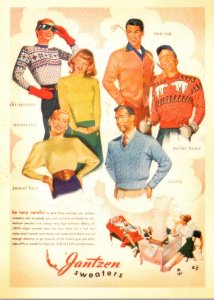 Advertising Jantzen Sweaters