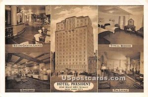 Hotel President - New York City Postcards, New York NY Postcard