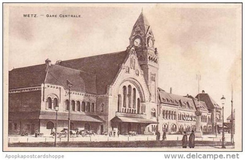 France Metz Gare Central Railroad Station