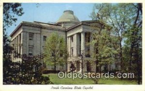 Raleigh, North Carolina, NC State Capital USA 1962 crease top edge, corner we...