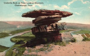 Chattanooga TN-Tennessee, Umbrella Rock Point Lookout Mountain, Vintage Postcard