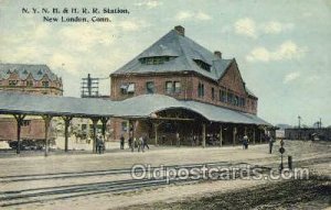 NYNH and HRR Station, New London, CT USA Train Railroad Station Depot Unused ...