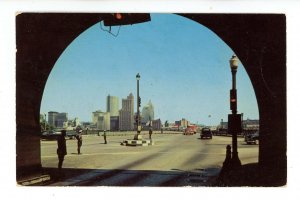 PA - Pittsburgh. View emerging from Liberty Tubes, Mt Washington ca 1950's