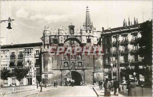 Modern Postcard Burgos Arch and Bridge Lady