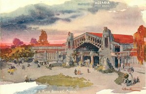 Italy, Milano, Pavilion Agrarai Arch Bongi by Palanti 1906 Expo, Artist Signed 