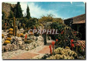 Modern Postcard The French Riviera French Riviera Eze Village exotic garden