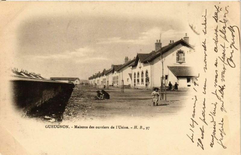 CPA GUEUGNON - Maisons des ouvriers de l'Usine (295593)