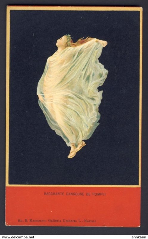 Bacchante Danseuse De Pompei - nude woman clad with sheer sheet.