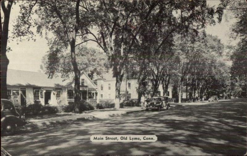 Old Lyme CT Main St Postcard United States Connecticut Other