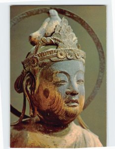 Postcard One of Amitabha Attendants on Clouds Byodo-In Temple Hawaii USA