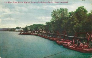 East Moline Rock Island Arsenal Illinois #531 1911 Postcard 20-6133
