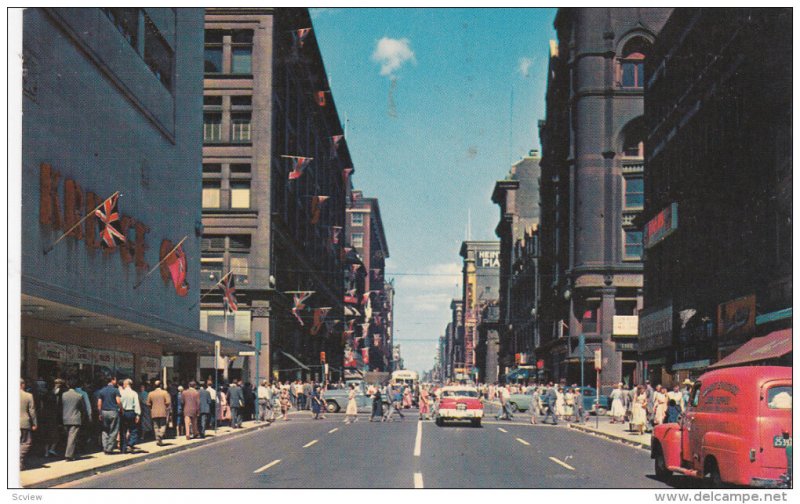 Yonge Street looking North, TORONTO, Ontario, Canada, PU-1965