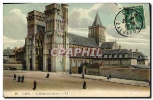 Old Postcard Caen L & # 39Abbaye Dames