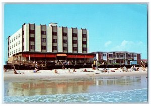 c1960 Beach Plaza Hotel Bo Con Apts. Boardwalk Ocean City Maryland MD Postcard