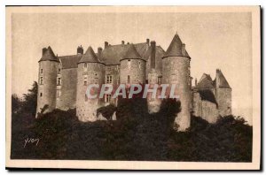 Postcard Old La Douce France Chateaux of the Loire Chateau of Luynes