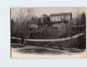 Postcard River View House Delaware Water Gap Pennsylvania USA