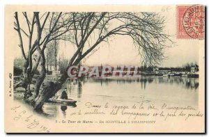 Old Postcard Tour De La Marne Joinville Champigny