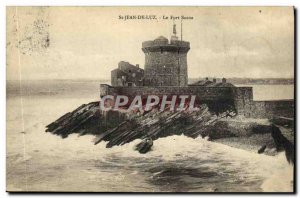 Old Postcard Saint Jean De Luz Fort Socoa