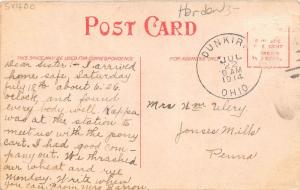 E59/ Dunkirk Ohio Postcard c1910 Cemetery Stones Graves 7