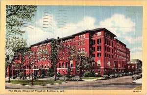 Postcard HOSPITAL SCENE Baltimore Maryland MD AI1041