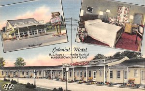 Colonial Motel Hagerstown, Maryland MD