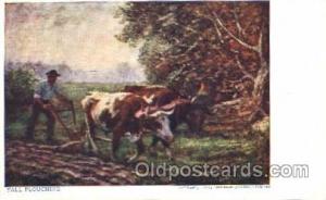 Fall Ploughing Farming, Farm, Farmer, Postcard Postcards  Fall Ploughing