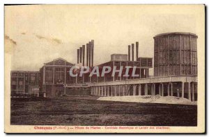 Postcard Old Mine Mines Mines Chocques Electric Central Maries and coals of l...