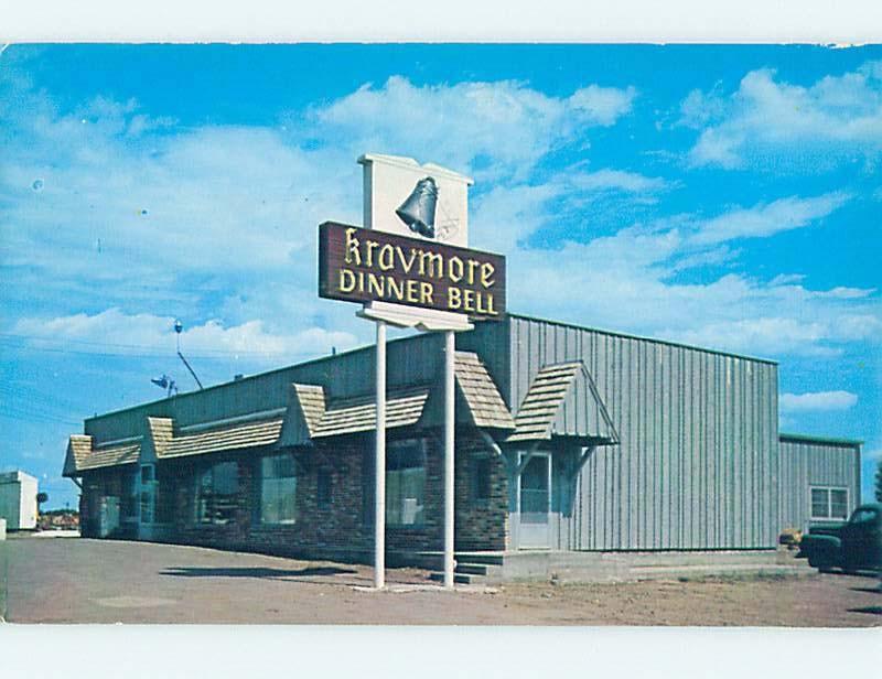 Unused Pre-1980 RESTAURANT SCENE Belleville Kansas KS B8513