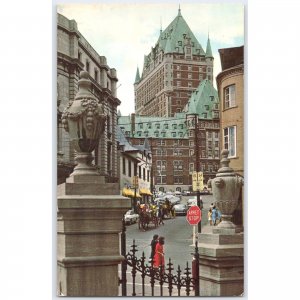 Postcard Le Château Frontenac Quebec Canada Architecture 1962