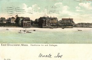 Vintage Postcard 1905 Hawthorne Inn And Cottages East Gloucester Massachusetts