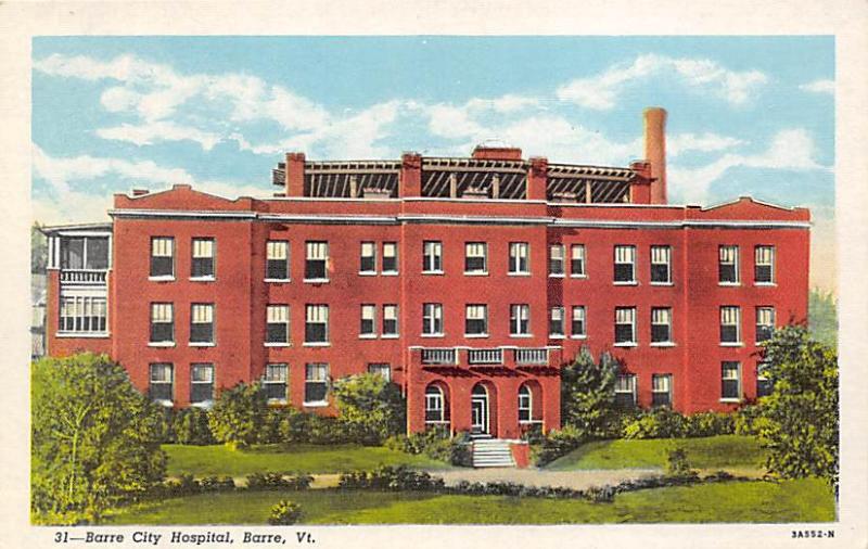 Barre City Hospital, Barre, VT, USA Barre City  Barre, VT, USA Unused