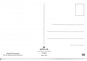Snoopy. Peanuts character, by Schulz Modern American, artist signed, postcard